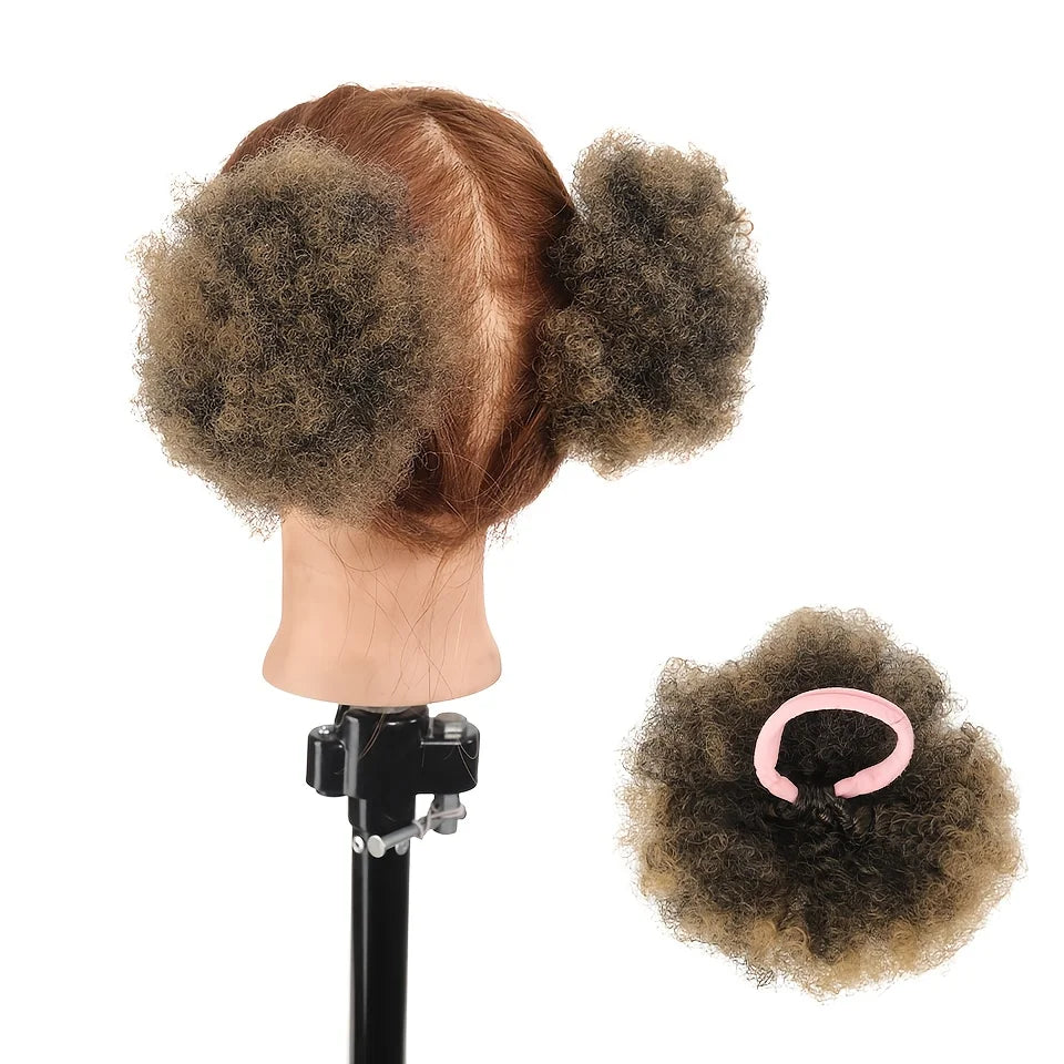 Kinky Curly Afro Puff Drawstring Ponytail Extensions