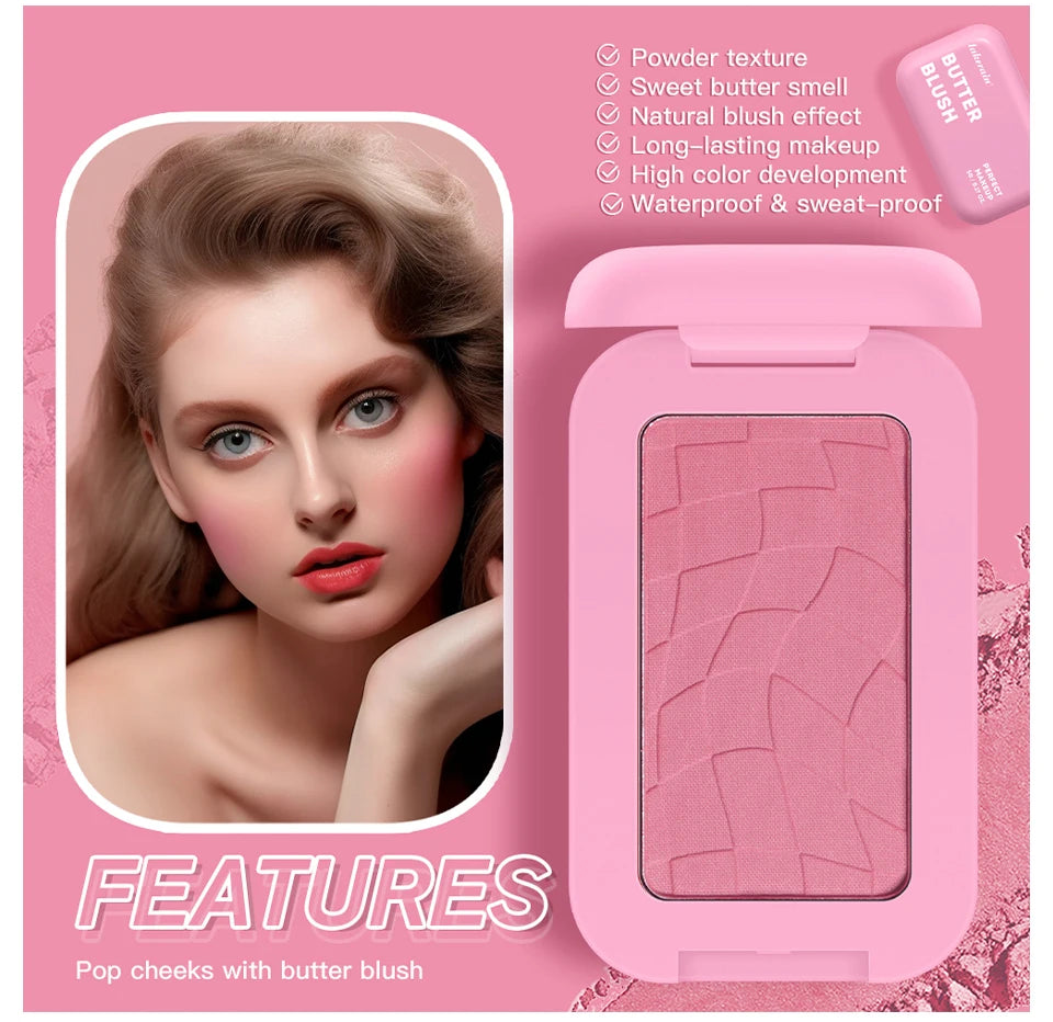 Soft Matte Butter Bronzer Powder for Sculpted and Natural Face Contouring - 20