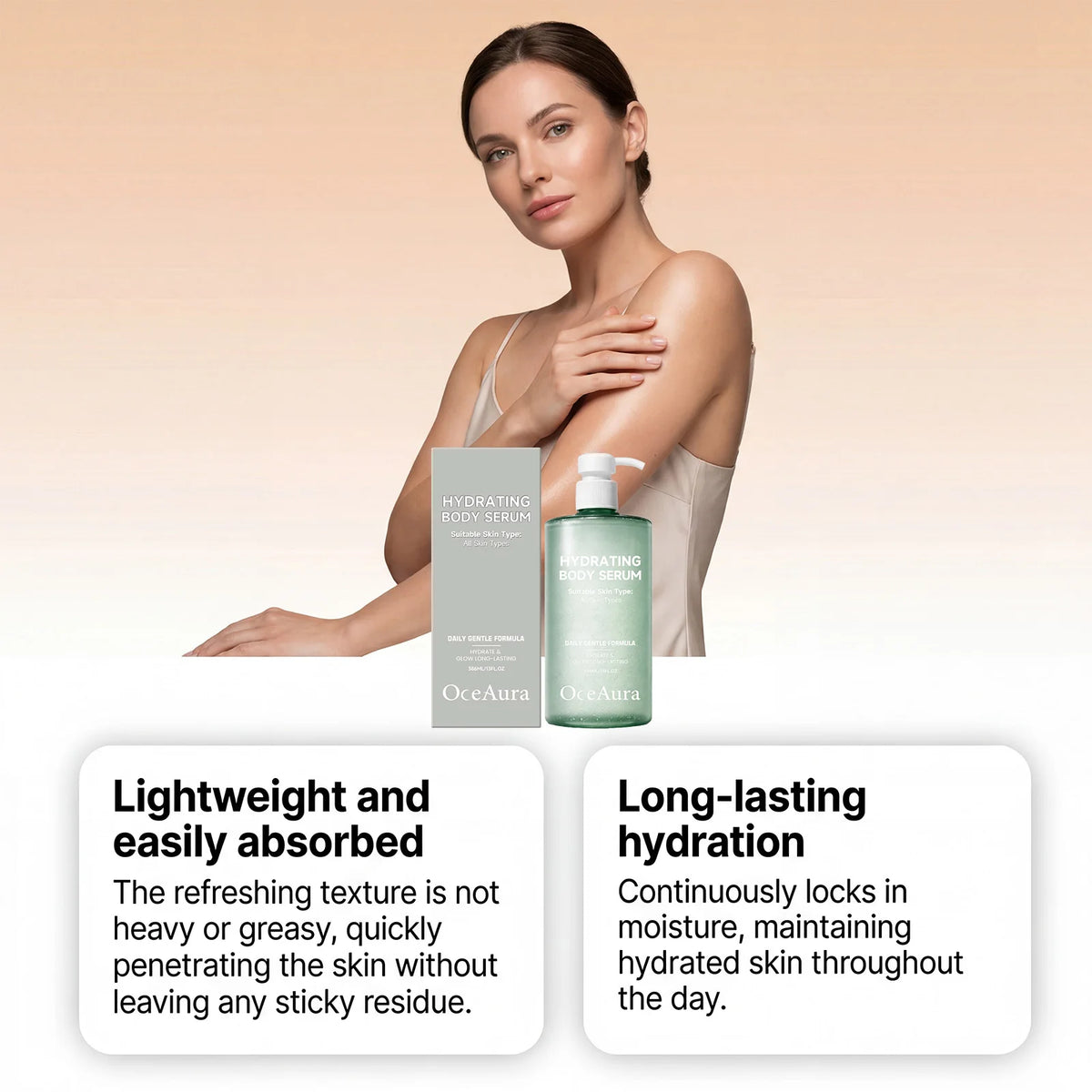 Hydrating Body Serum for Dry Skin to Restore Smoothness and Radiance