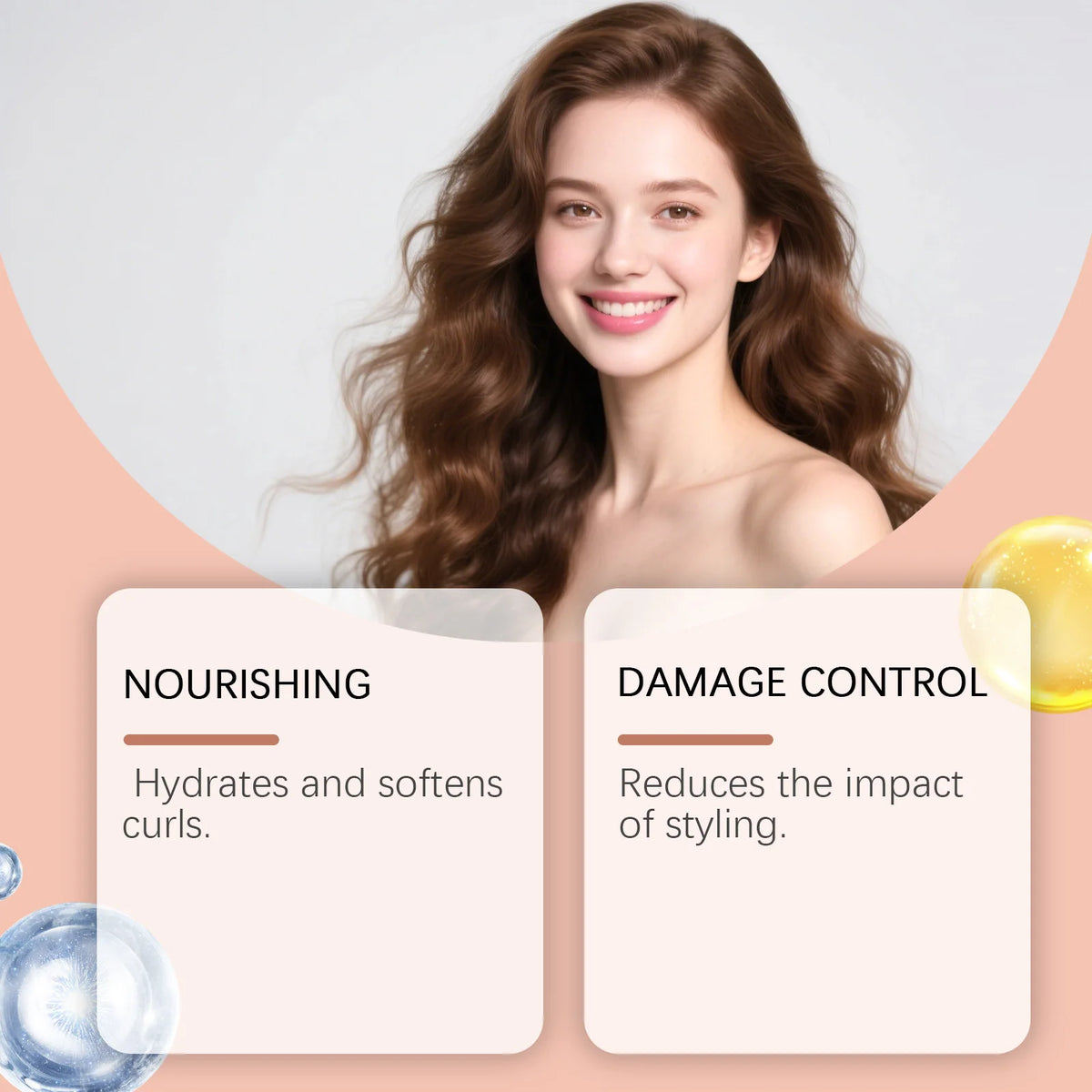 Hydrating Curl Defining Cream with Castor and Coconut Oil