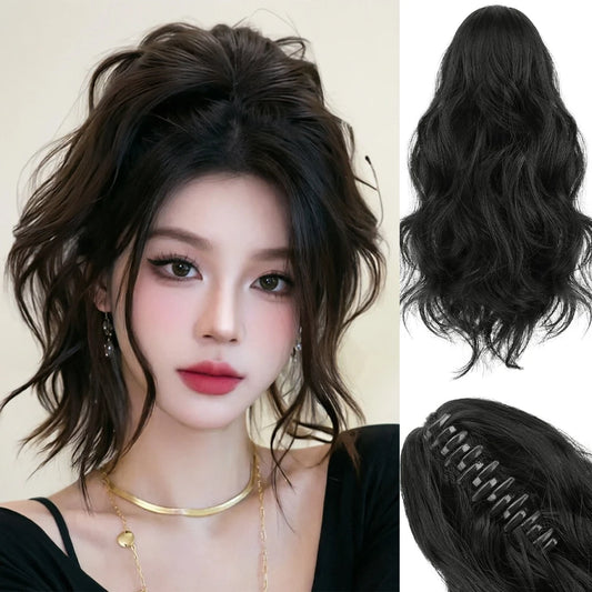 12 Inch Wavy Claw Clip Ponytail Hair Extension