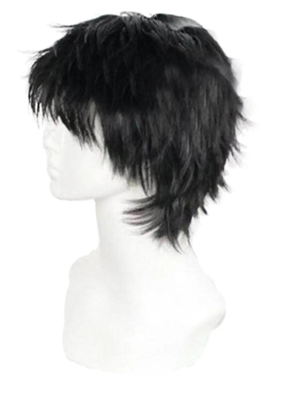 Short Fluffy Layered Cosplay Wig for Men