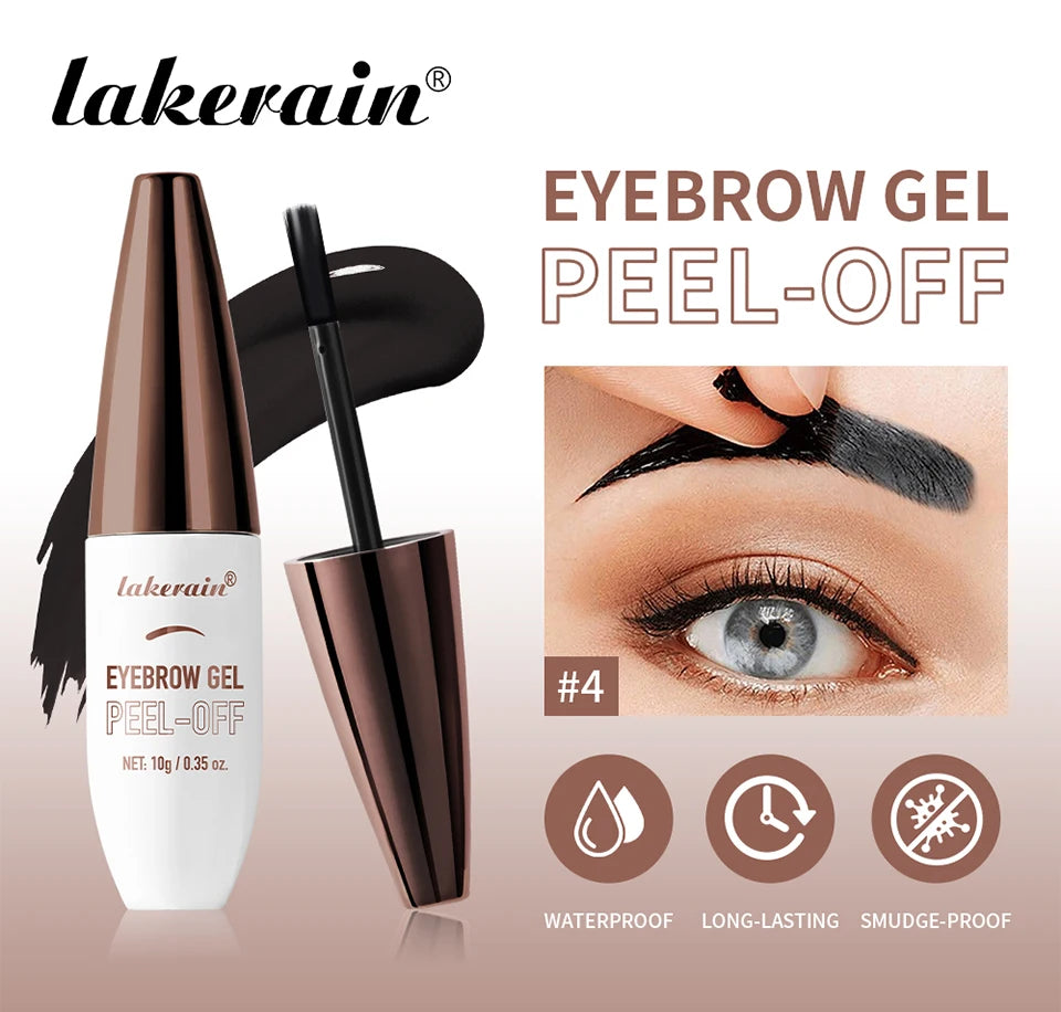 Waterproof Peel-Off Eyebrow Tint Gel for Long-Lasting Natural Brows - 7
