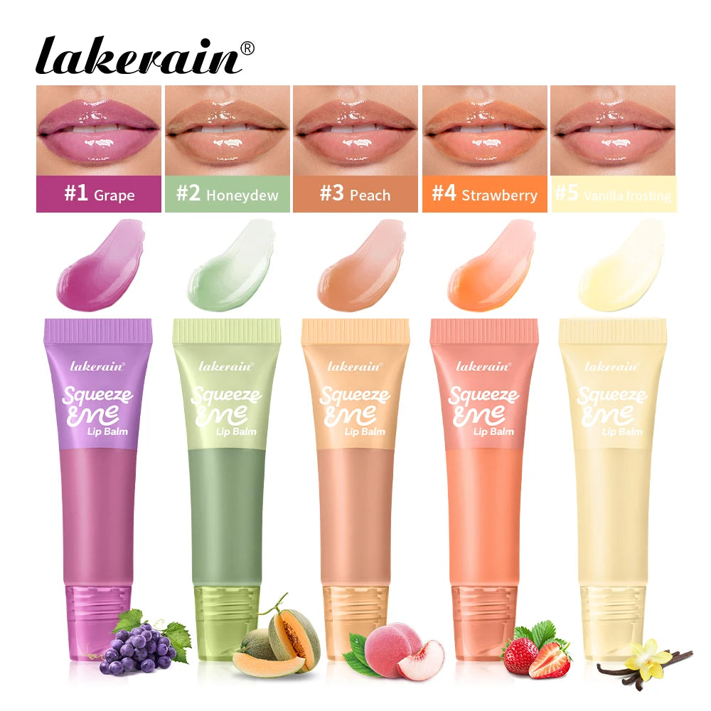 Hydrating Squeeze Lip Balm for Deep Moisture and Sheer Tinted Care