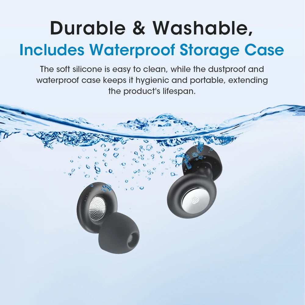 Reusable Noise-Canceling Sleep Earplugs for Travel and Quiet Focus - 11