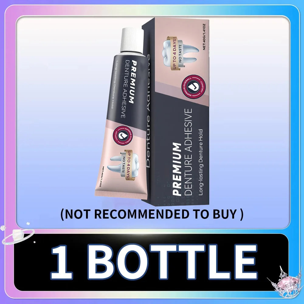 Waterproof Zinc-Free Denture Adhesive for All-Day Strong Grip - 9