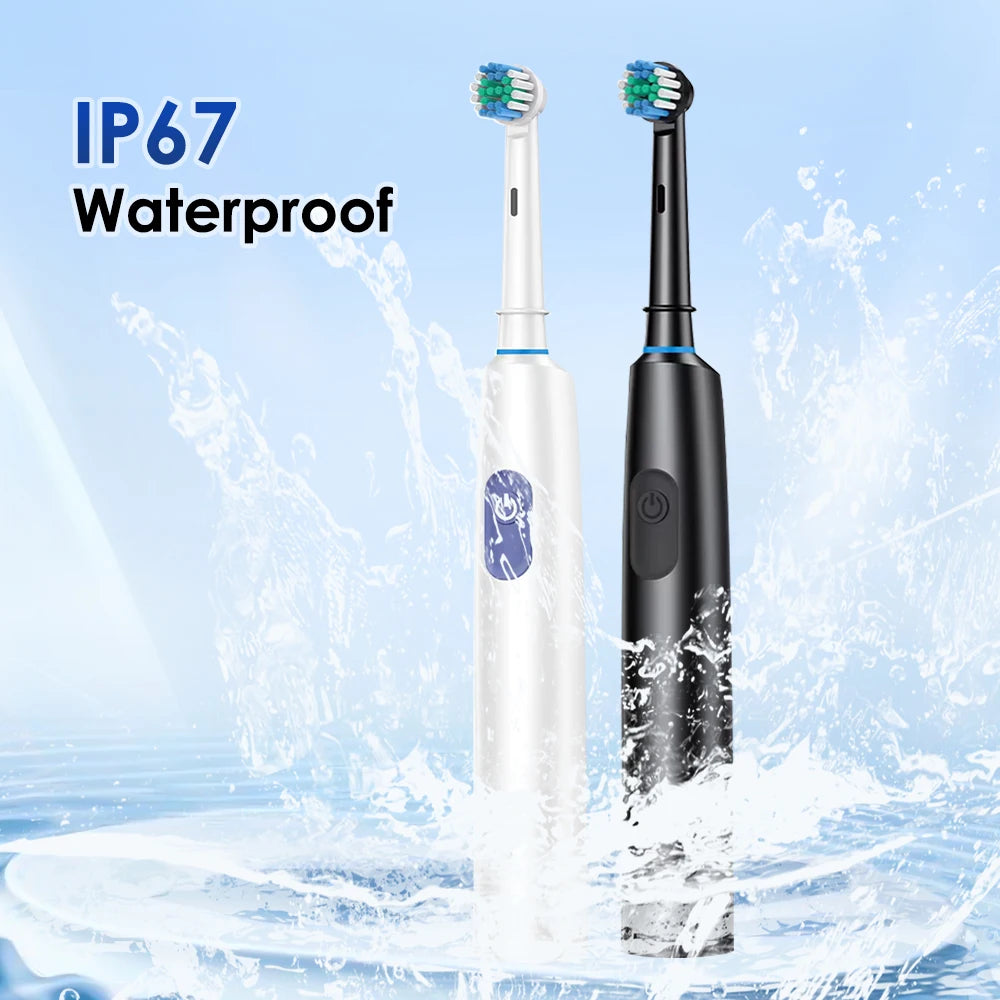 Rechargeable Rotating Electric Toothbrush for Deep Teeth Cleaning - 7