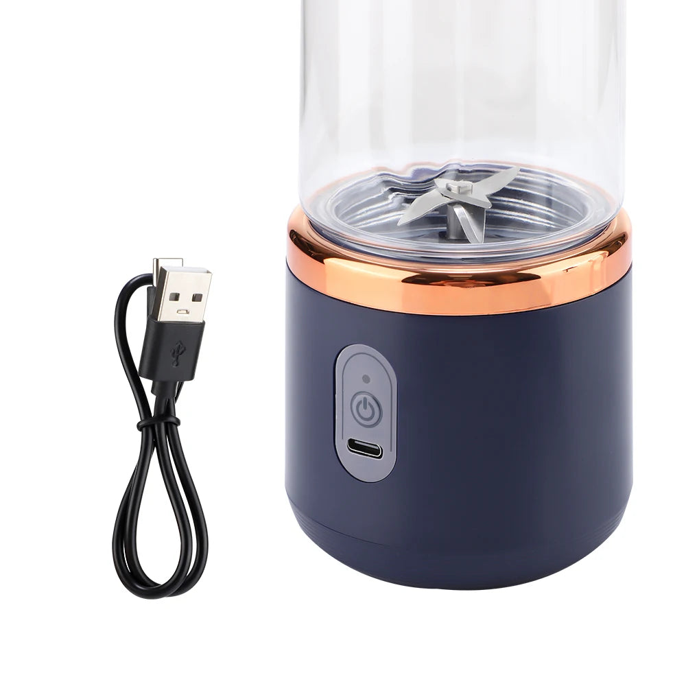 Portable Wireless Electric Juicer Cup for Fresh Fruit Smoothies - 10