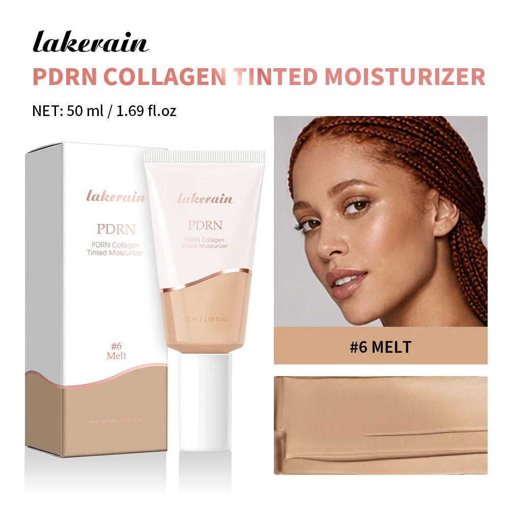 PDRN Collagen Tinted Moisturizer for All-Day Radiant Skin and Coverage - 24