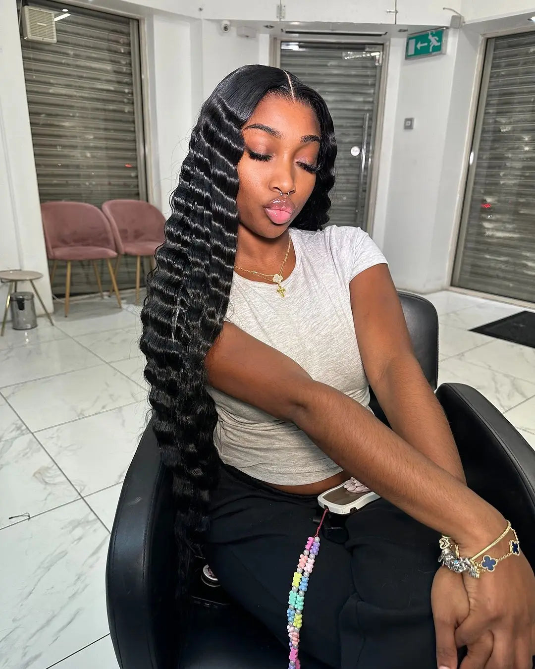 Water Wave Human Hair Lace Closure for Natural Styling