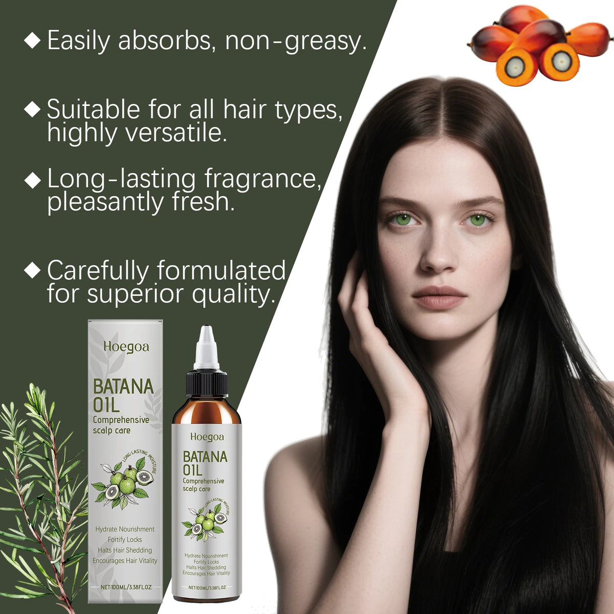 Nourishing Batana Hair Oil for Scalp Repair and Stronger Hair Growth