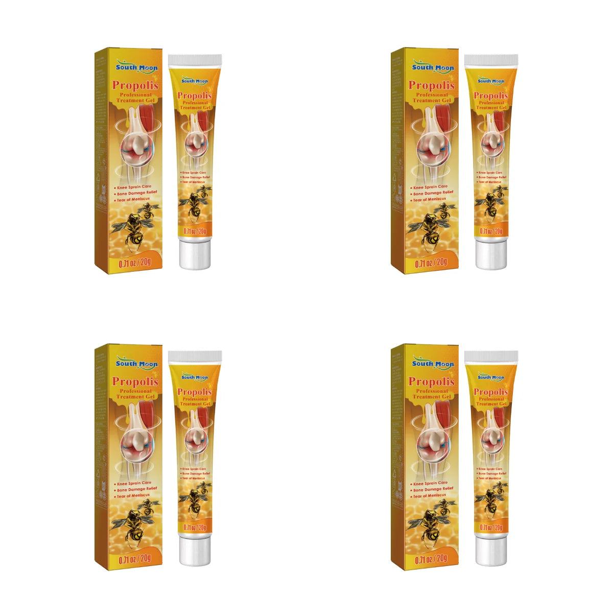 Propolis Joint Relief Cooling Gel for Knees Back and Muscle Soreness - 15