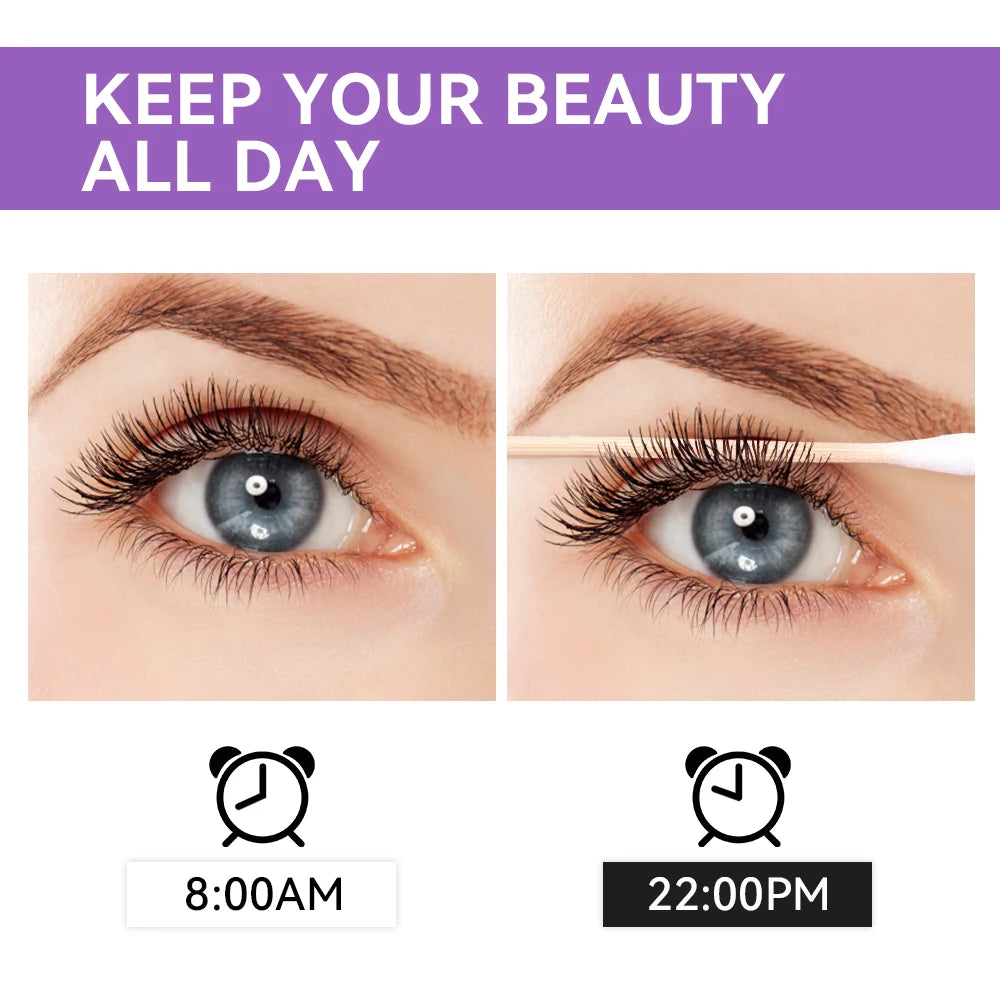 Waterproof 5D Lengthening and Volumizing Mascara for Long Lasting Lashes