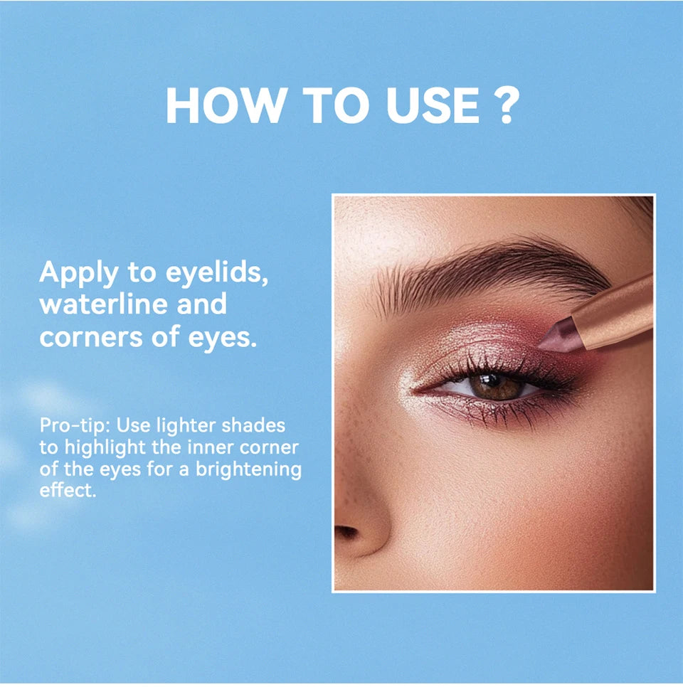 Long-Lasting Smudge-Proof Eyeshadow Stick for All-Day Wear