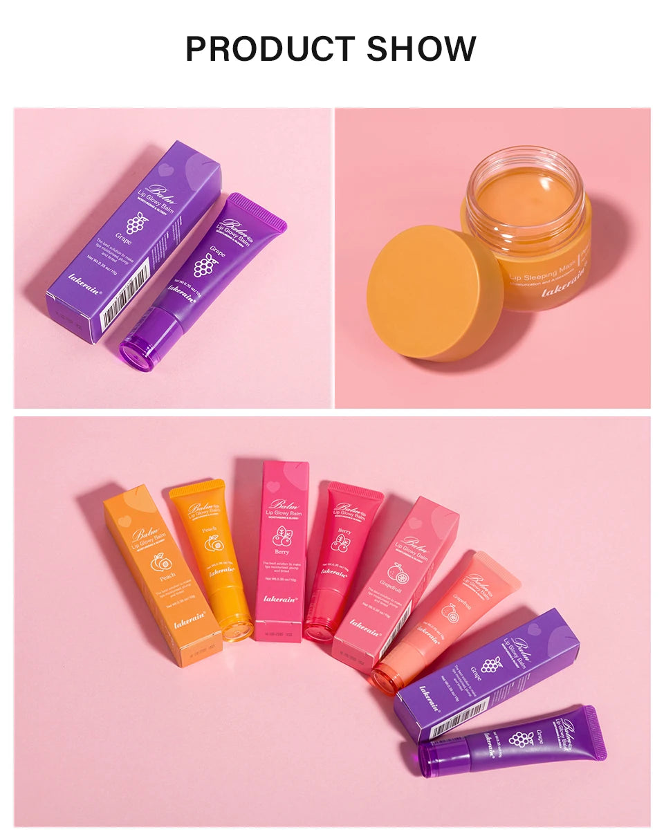 Hydrating Lip Repair Balm and Overnight Recovery Sleeping Mask Set - 16
