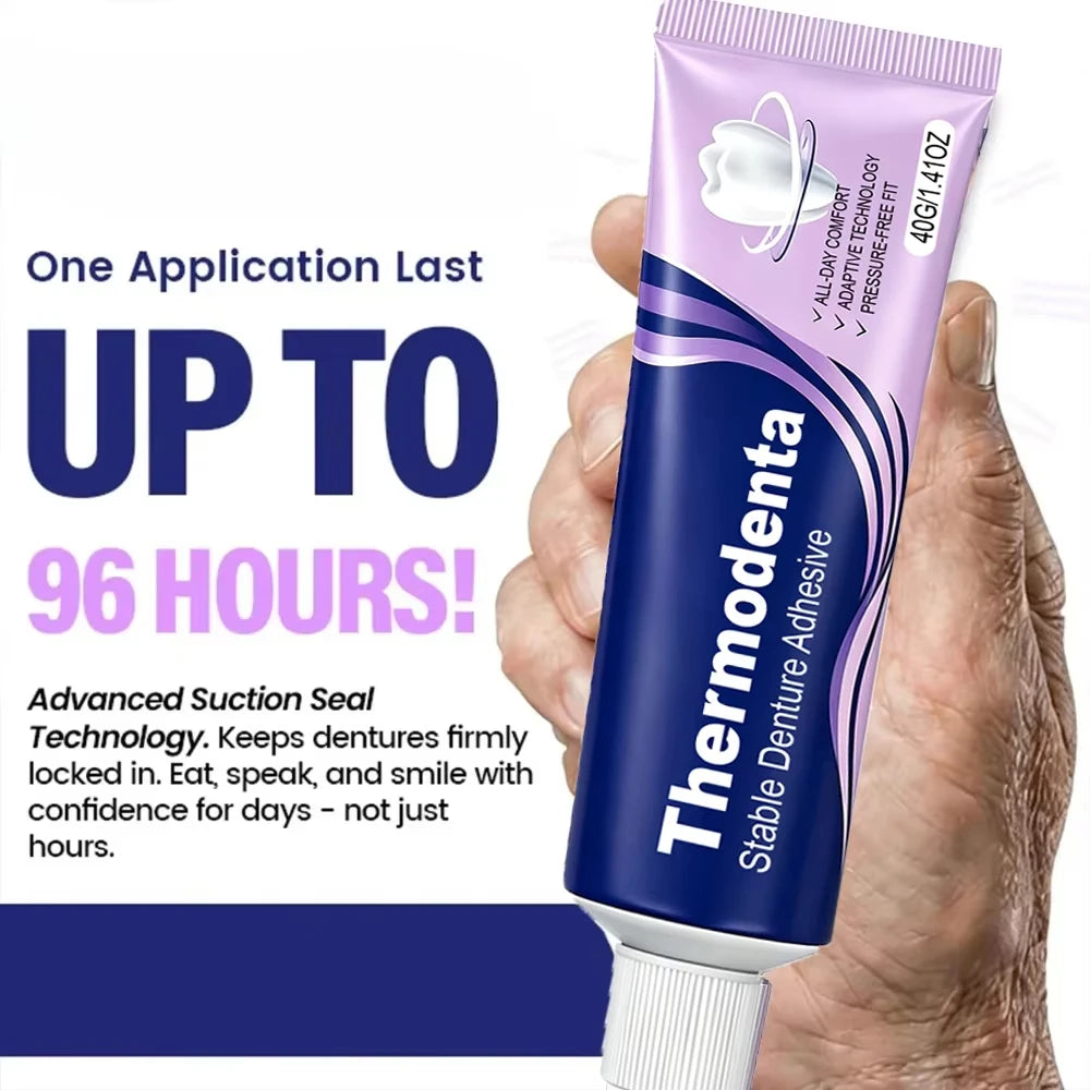 Thermoplastic Denture Adhesive Cushion for Secure and Comfortable Fit
