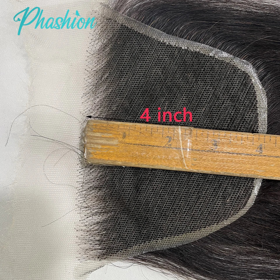 Straight Human Hair Lace Closure for Natural Seamless Styles