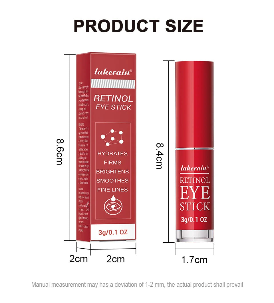 Retinol Anti-Wrinkle Eye Stick for Dark Circles and Puffiness