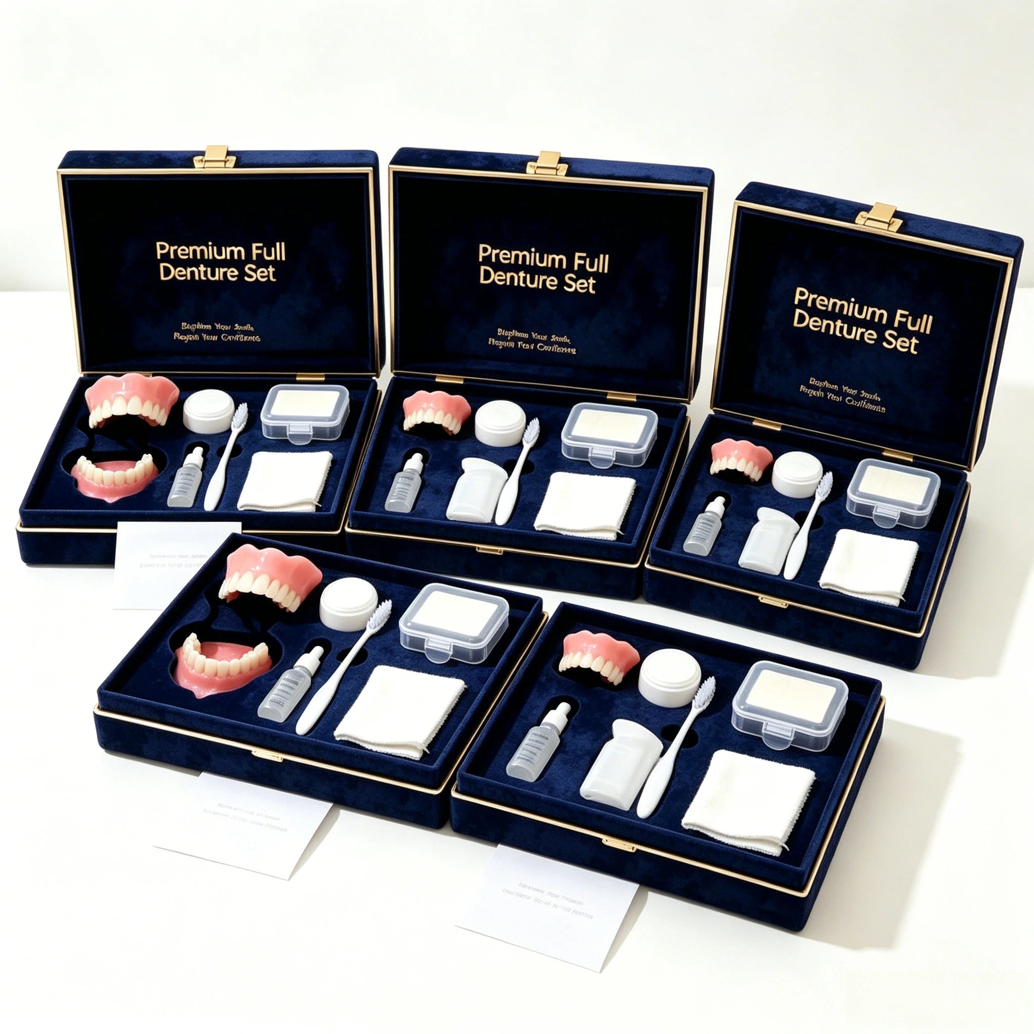 Instant Smile Full Mouth Denture Set for Men and Women - 16