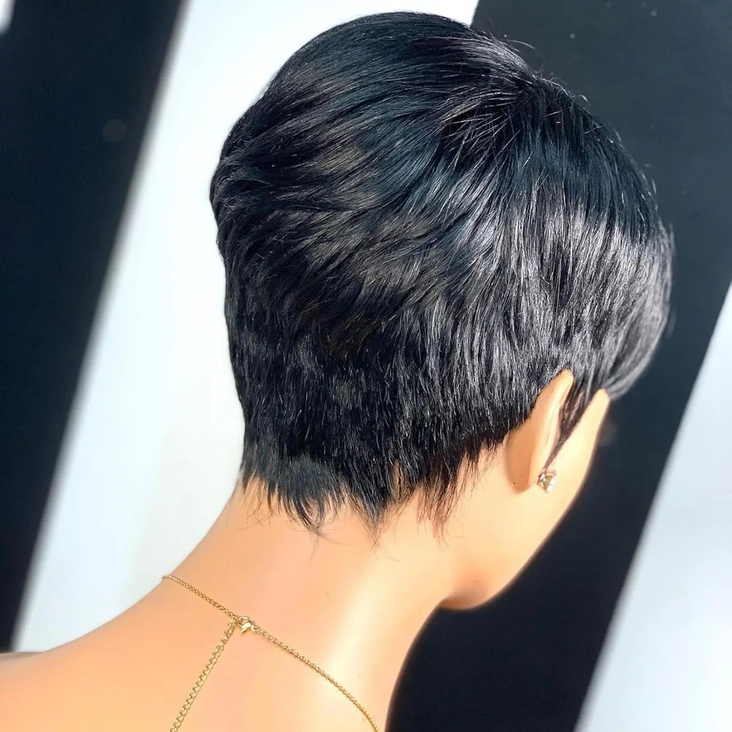 Short Pixie Cut Synthetic Wig for Women - 4