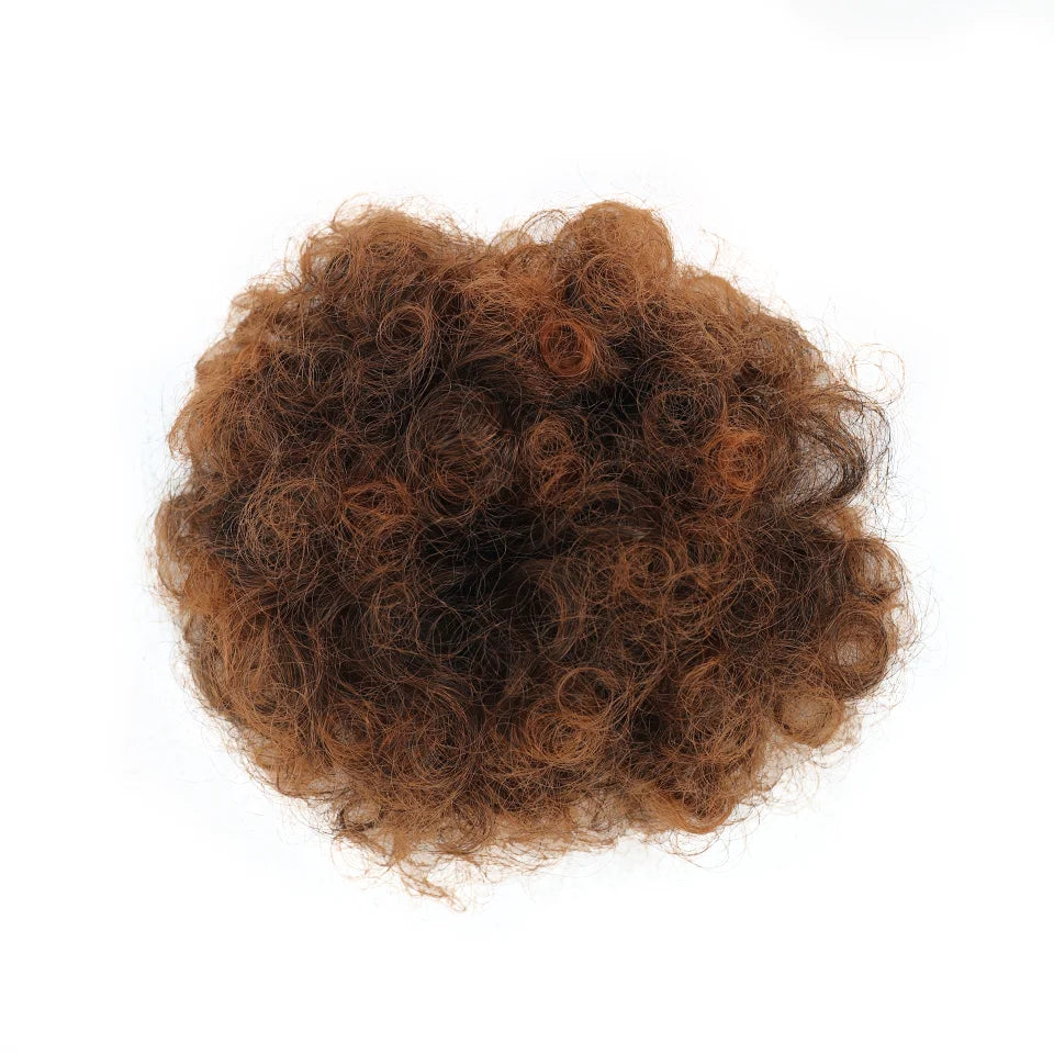Kinky Curly Afro Puff Drawstring Ponytail Hair Extension