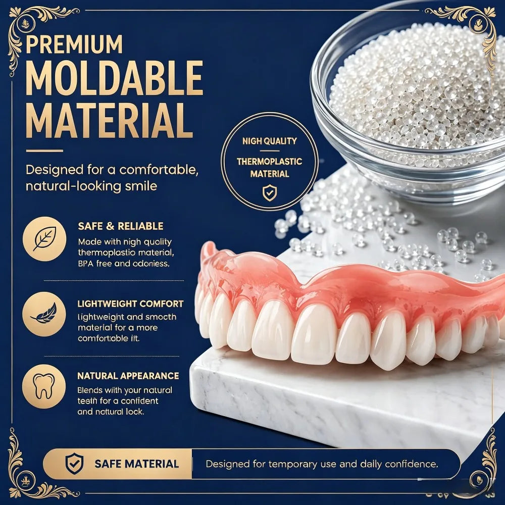 Moldable Thermoplastic Denture Fitting Kit for Natural Smile - 1