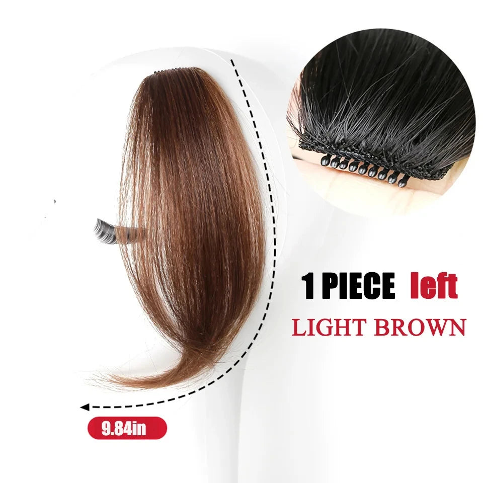 Clip-In Synthetic Hair Side Bangs for Instant Volume - 15
