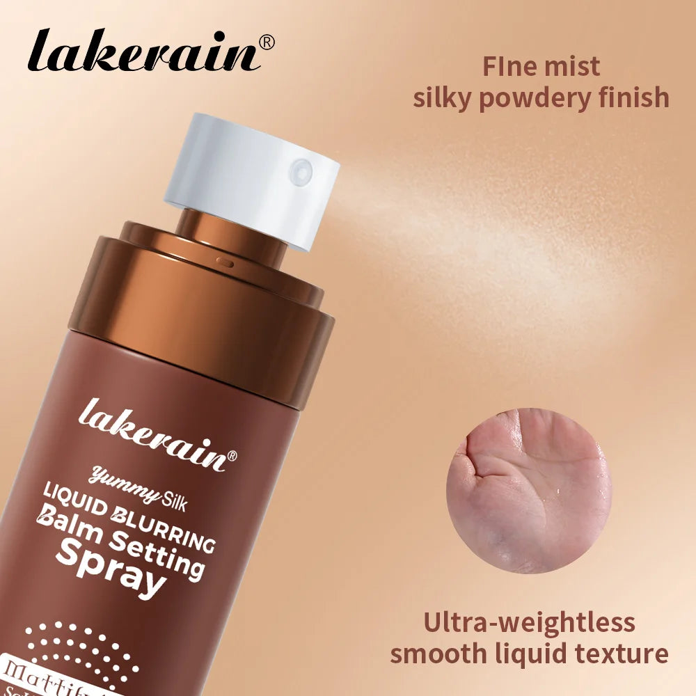 Liquid Blurring Balm Setting Spray for Long-Lasting Matte Makeup Finish