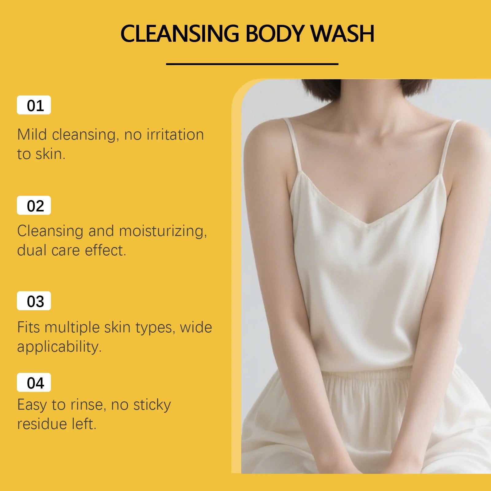Anti-Mite and Acne Control Cleansing Body Wash for Oily Skin - 10