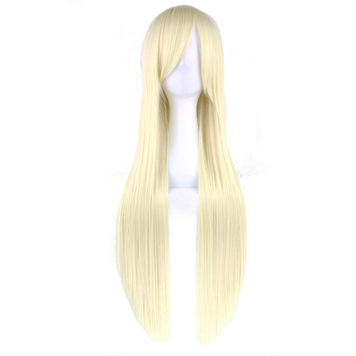 Long Straight Yellow Cosplay Wig for Anime Character Costumes