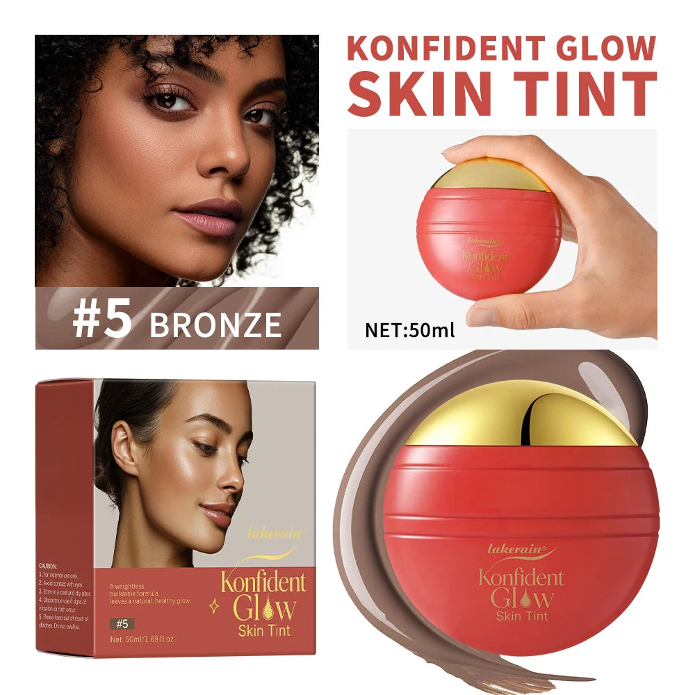 Hydrating Glow Skin Tint Foundation for a Radiant Natural Finish