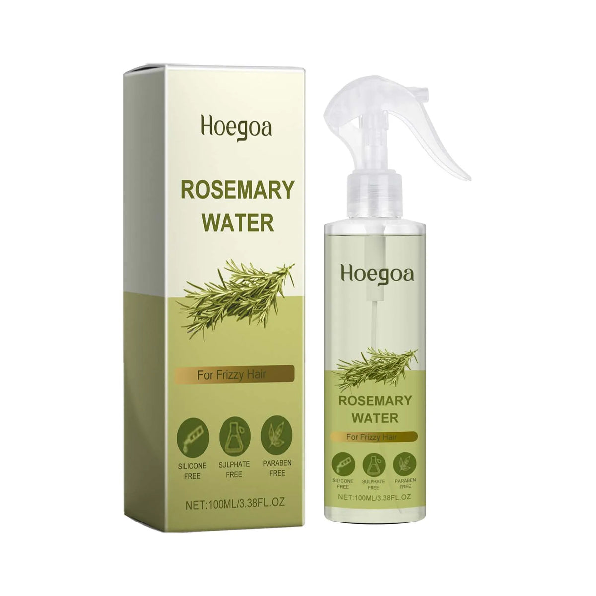 Rosemary Hair Strengthening Spray for Frizzy Hair and Scalp Nourishment