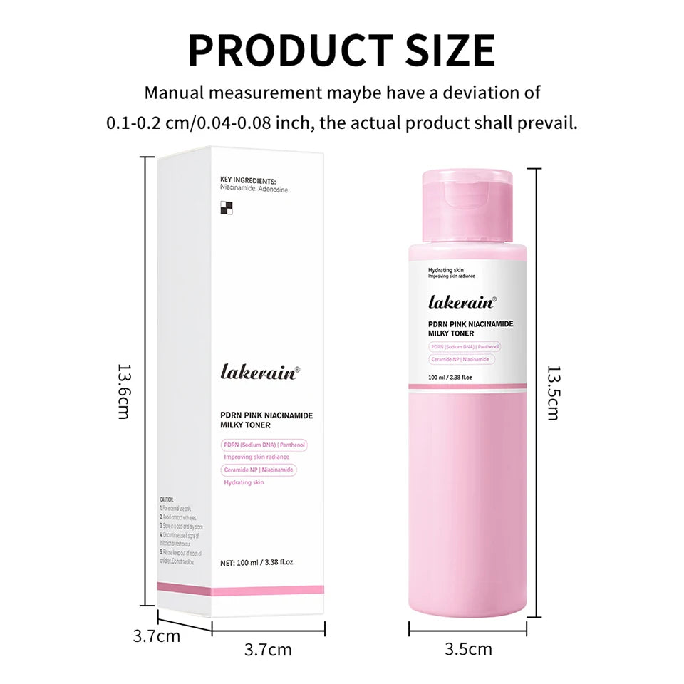 PDRN Niacinamide Milky Toner for Deep Hydration and Glowing Radiant Skin