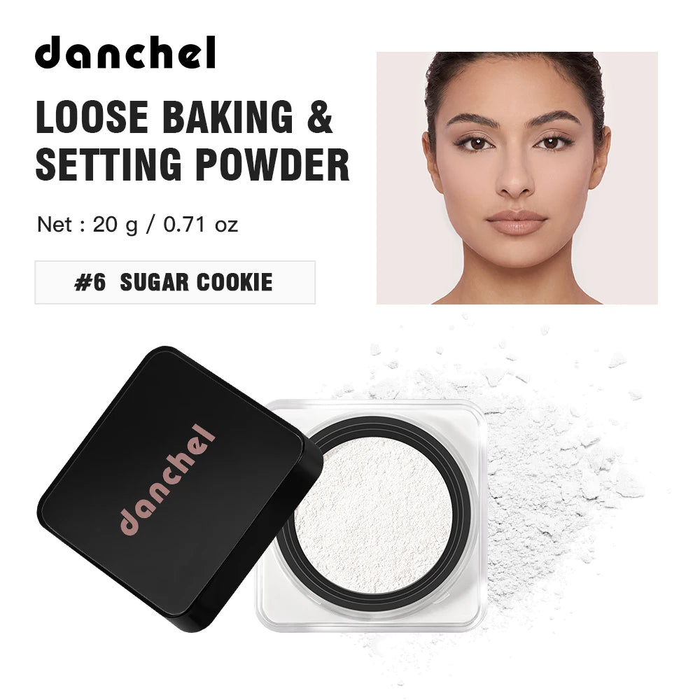 Matte Finish Loose Baking and Setting Powder for Flawless Long-Lasting Wear - 21