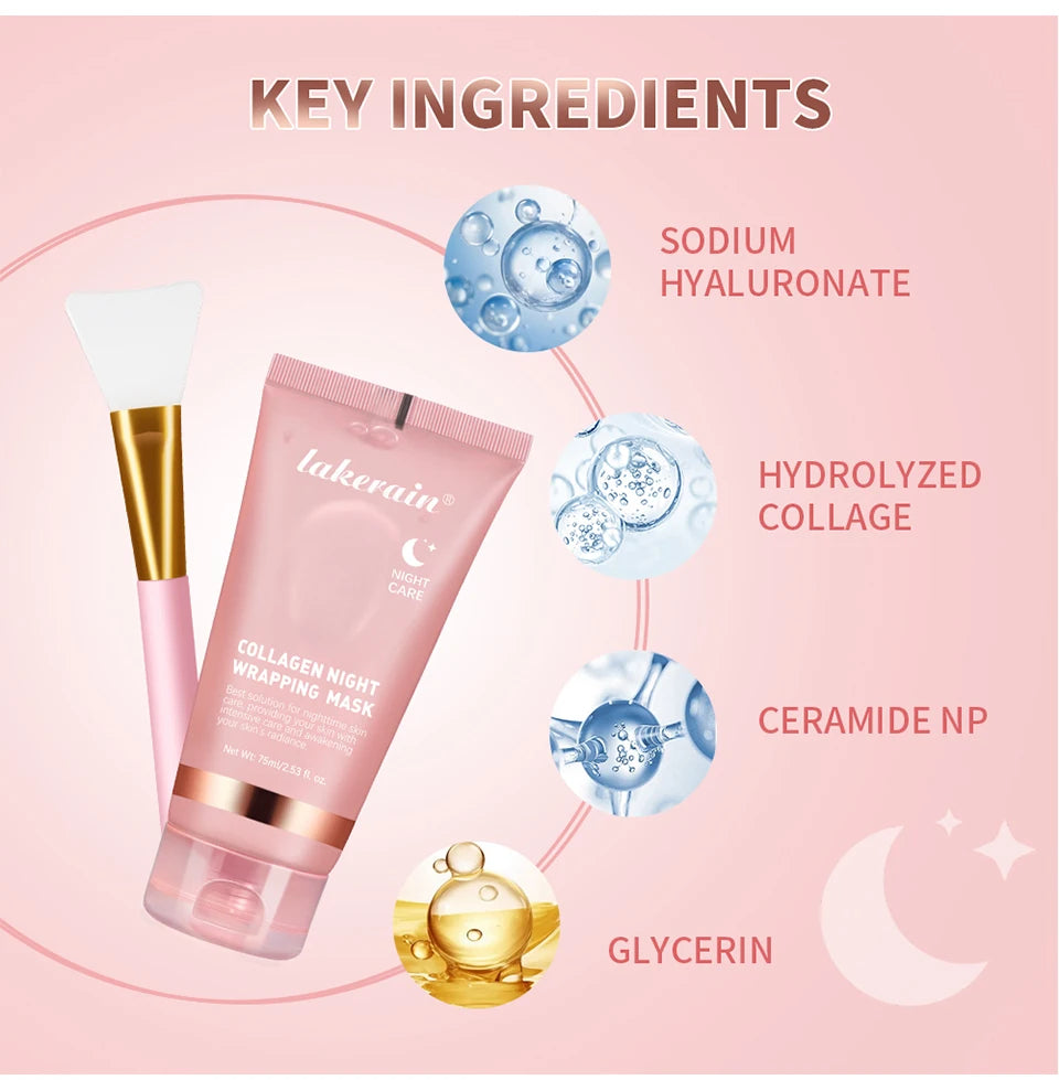 Collagen Overnight Wrapping Peel-Off Mask for Firming and Hydration - 11