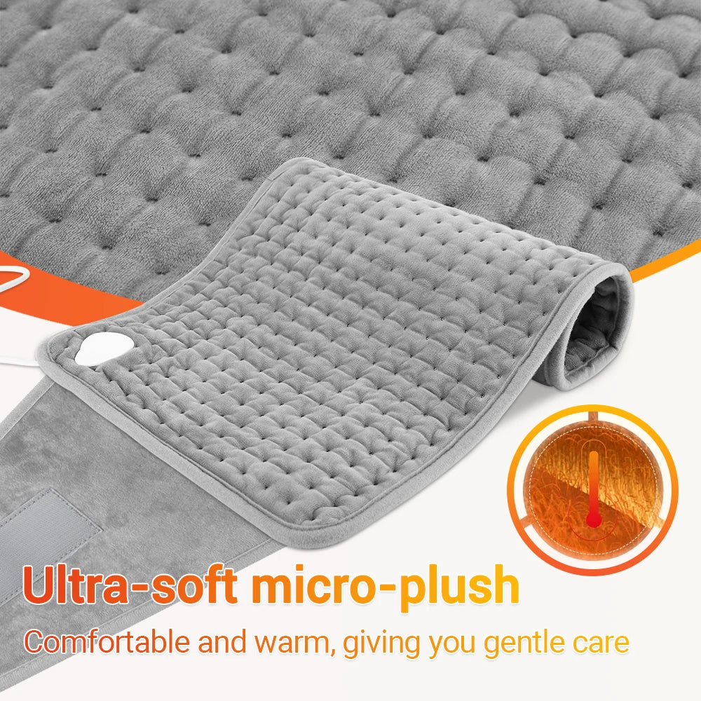 Electric Heated Lumbar Support Belt for Back Pain and Muscle Relief