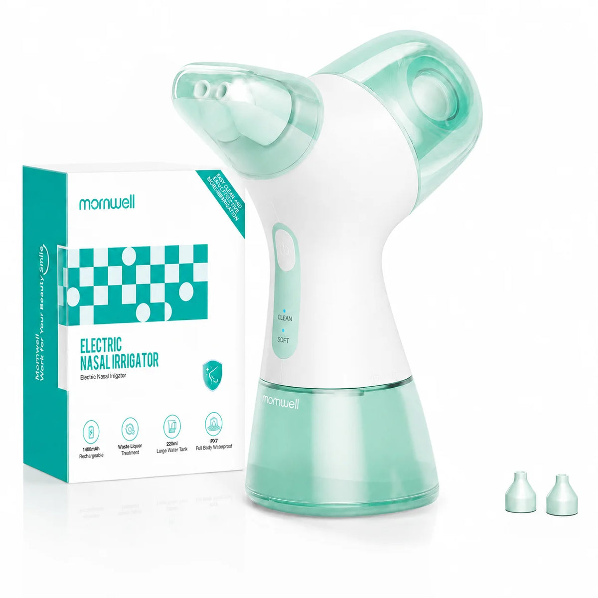 Electric Nasal Irrigator for Sinus Congestion and Allergy Relief