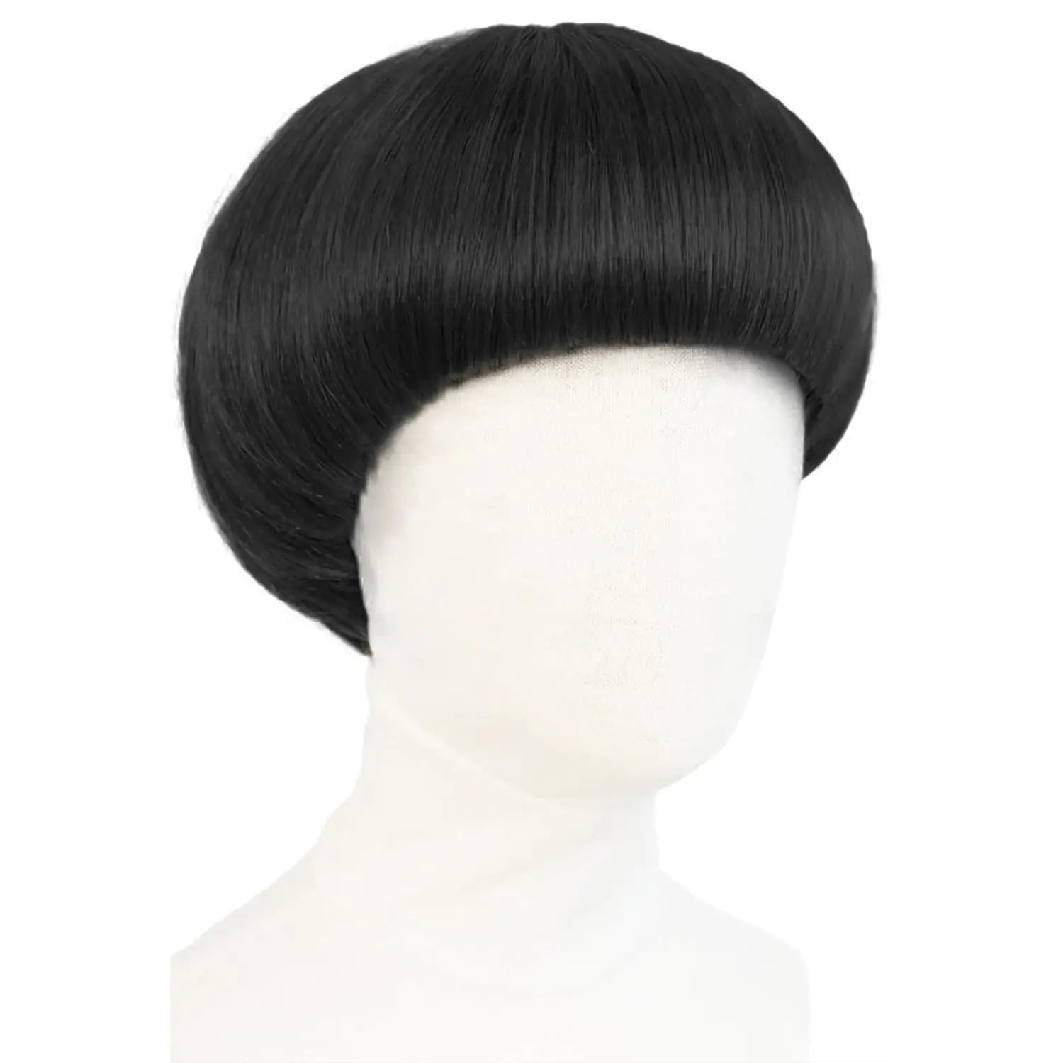 Short Bowl Cut Synthetic Cosplay Wig for Parties and Anime Costumes - 9