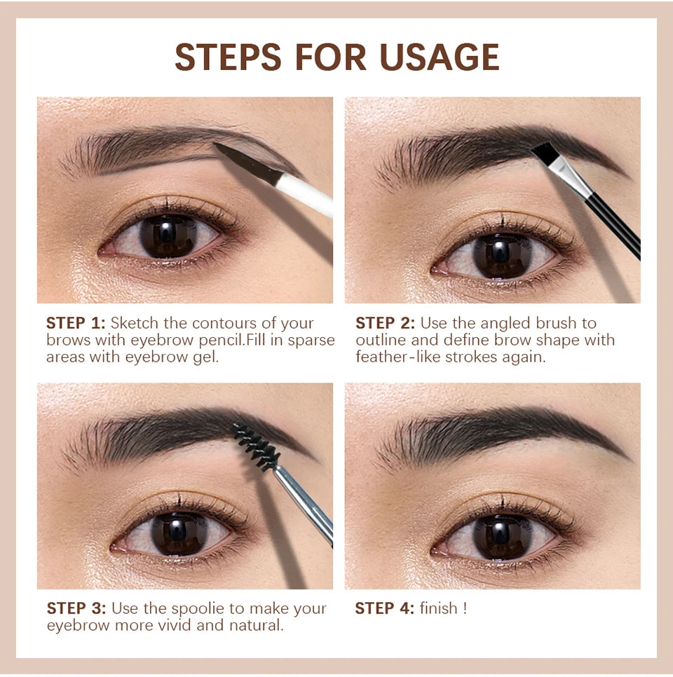 Waterproof Eyebrow Tint Gel for Long-Lasting Defined Brows