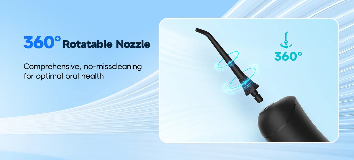 Portable Cordless Water Flosser for Deep Cleaning and Gum Health - 10