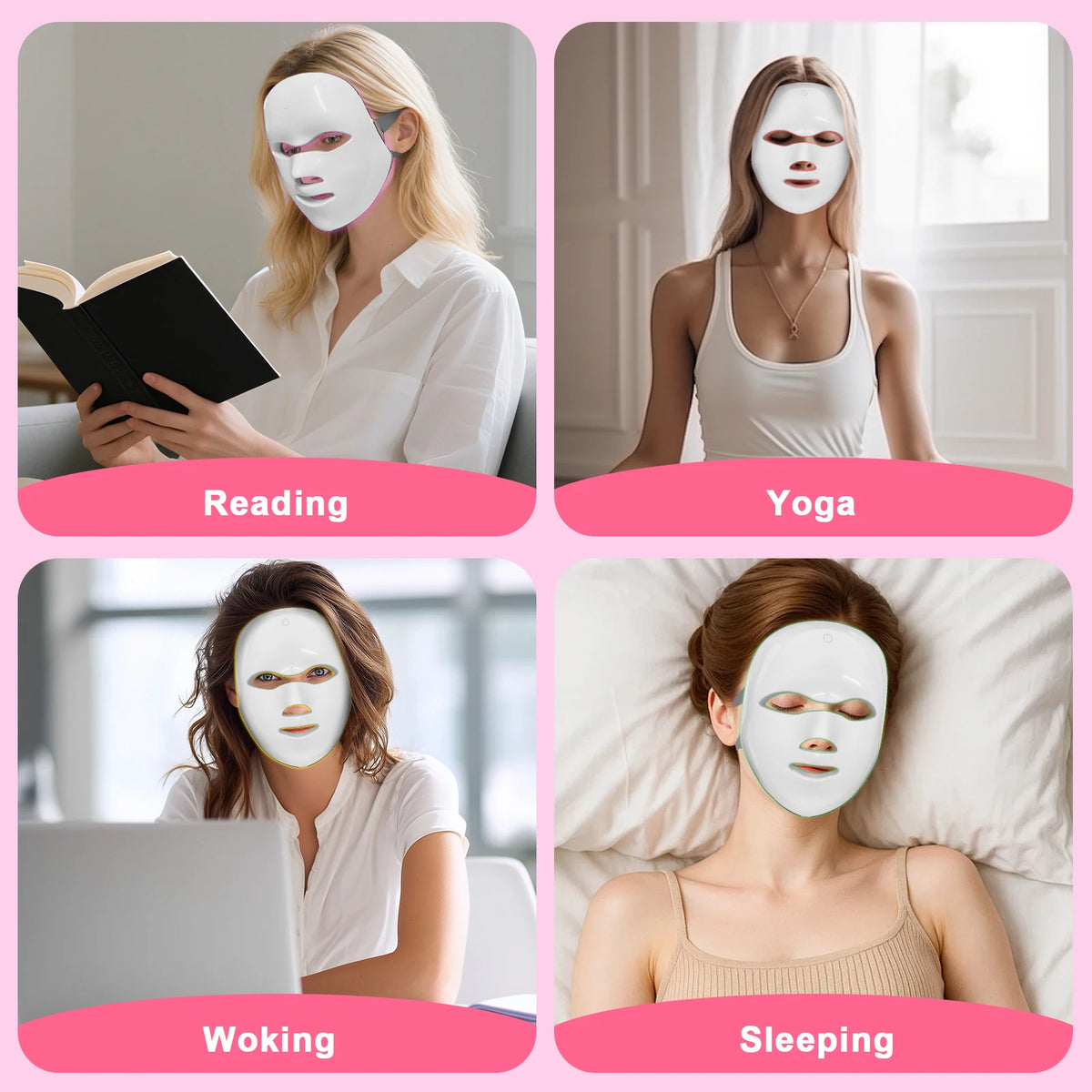 7-Color LED Photon Facial Mask for Skin Rejuvenation and Anti-Aging