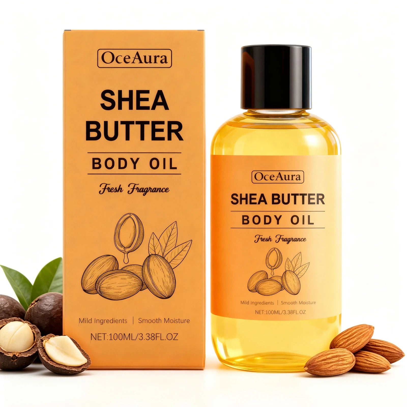 Shea Butter Nourishing Body Oil for Dry Skin Hydration - 11