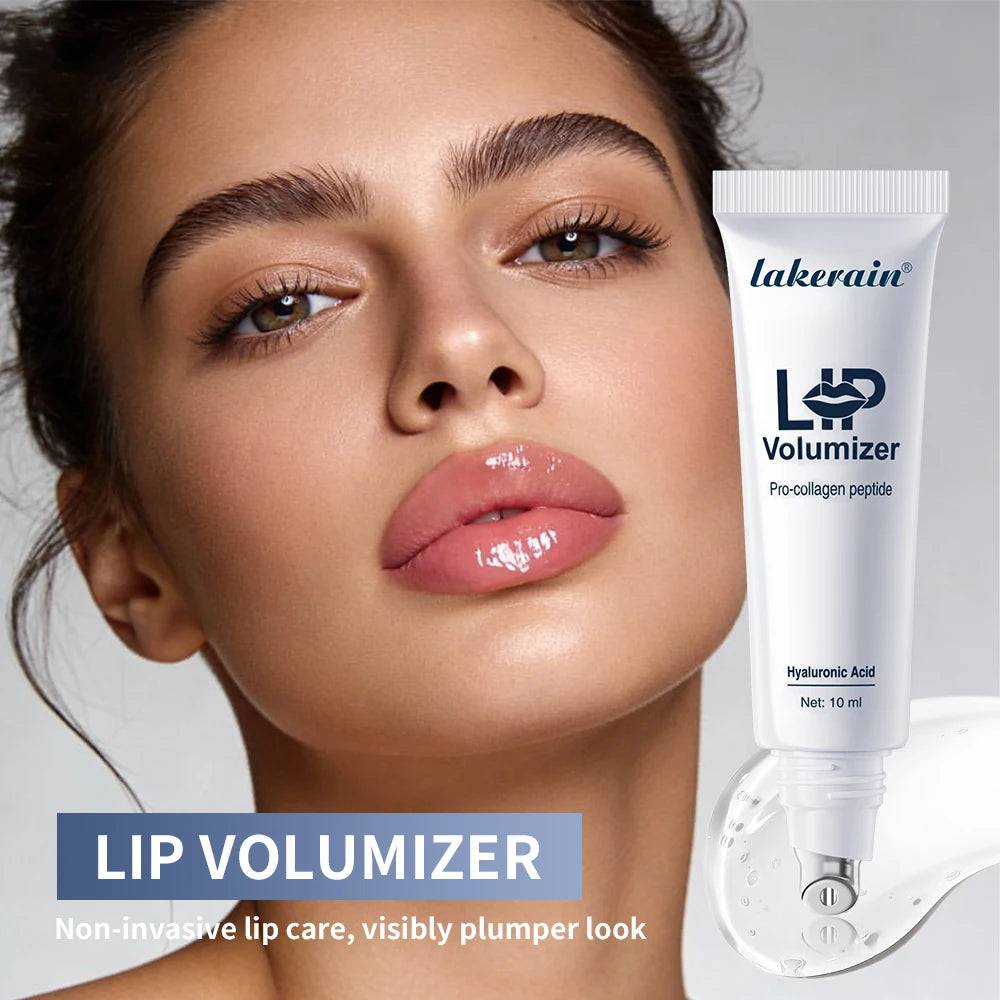Hydrating Hyaluronic Acid Lip Plumper Oil for Smooth Glossy Finish - 2