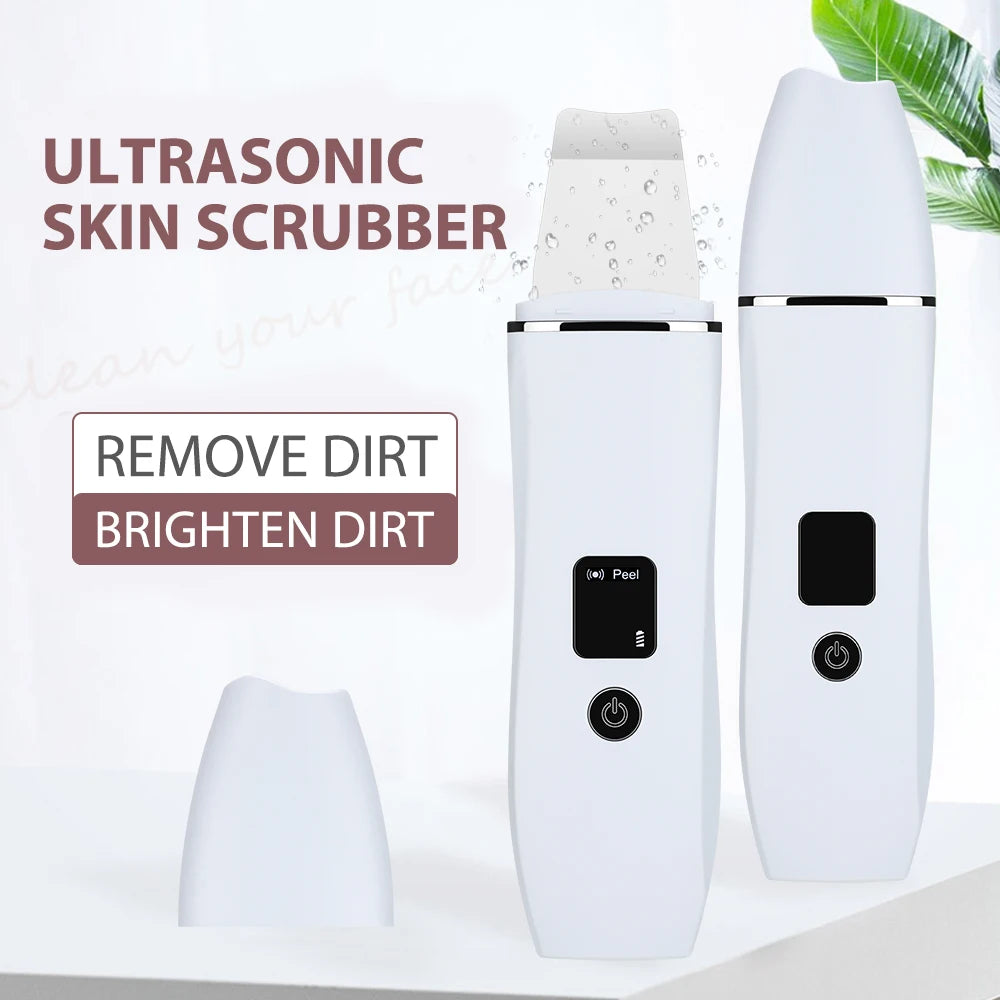 Ultrasonic Facial Skin Scrubber and Pore Deep Cleaning Tool for Radiant Skin - 8