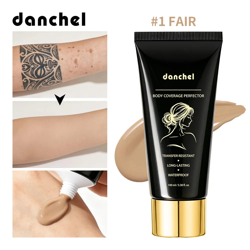 Waterproof Full Coverage Body Concealer for Tattoos Scars and Blemishes