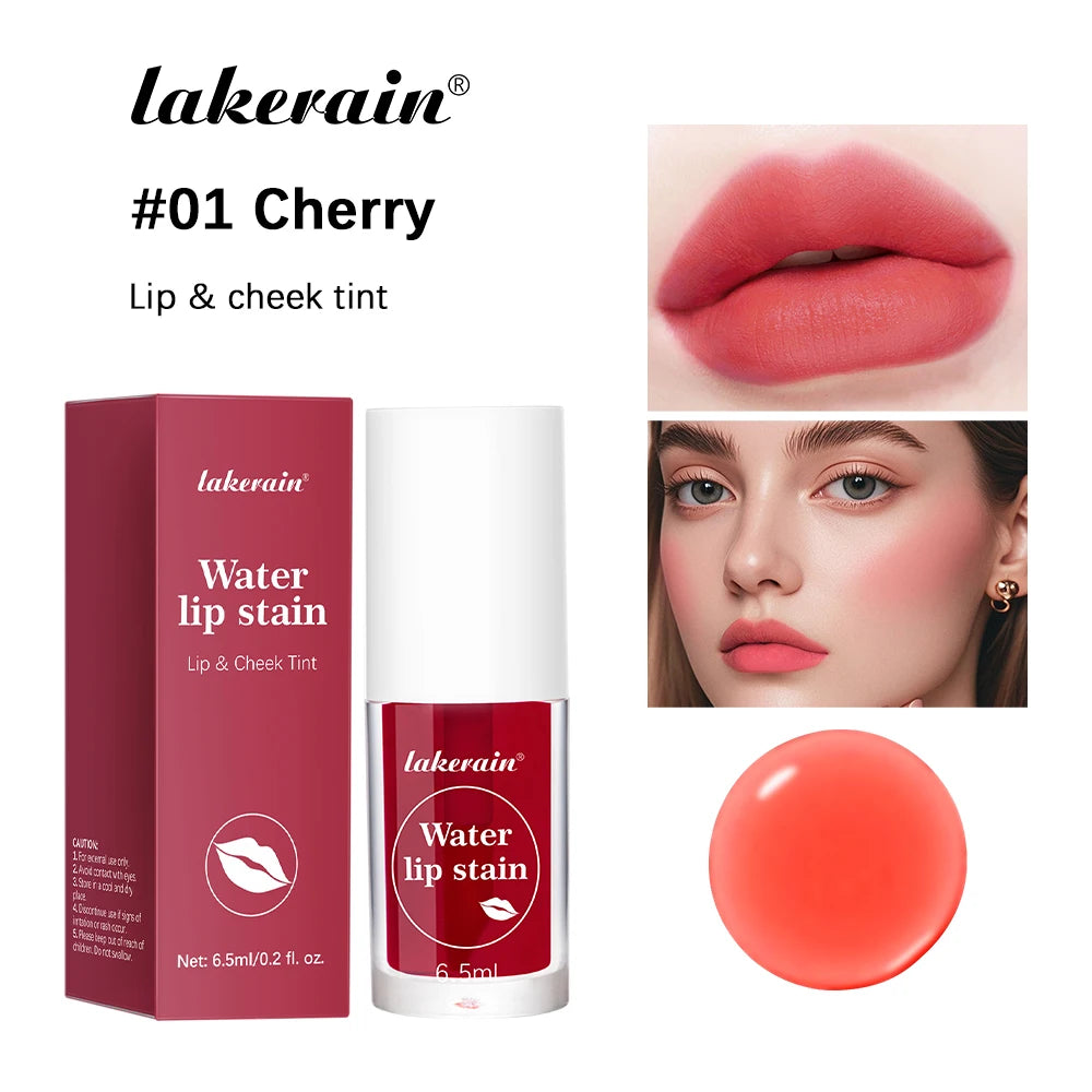 Waterproof Liquid Lip Stain and Cheek Tint for Long-Lasting Natural Color - 25