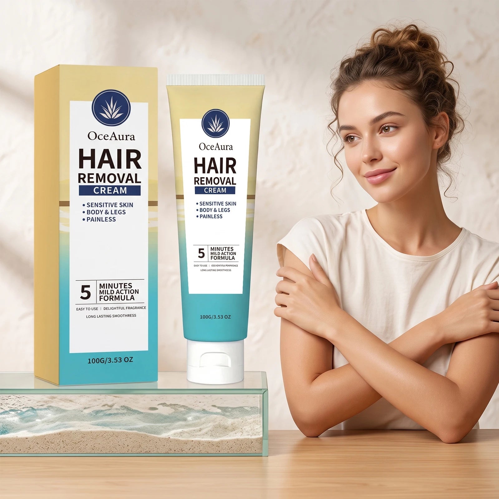 Painless Hair Removal Cream for Full Body and Sensitive Skin - 2