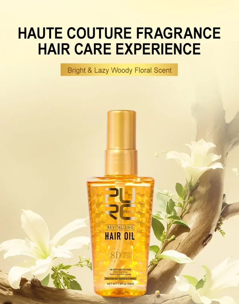 Amino Acid Revitalizing Hair Oil for Smooth and Frizz-Free Shine - 21