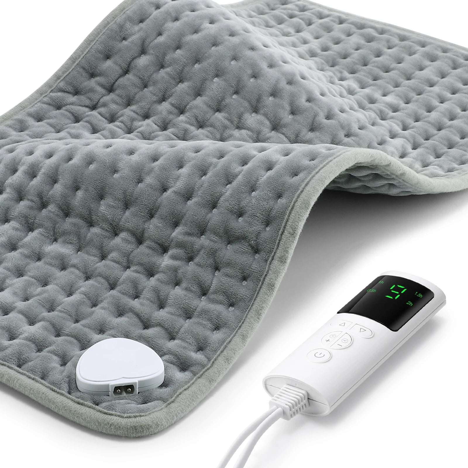 Electric Heating Pad for Back Neck and Shoulder Pain Relief - 17