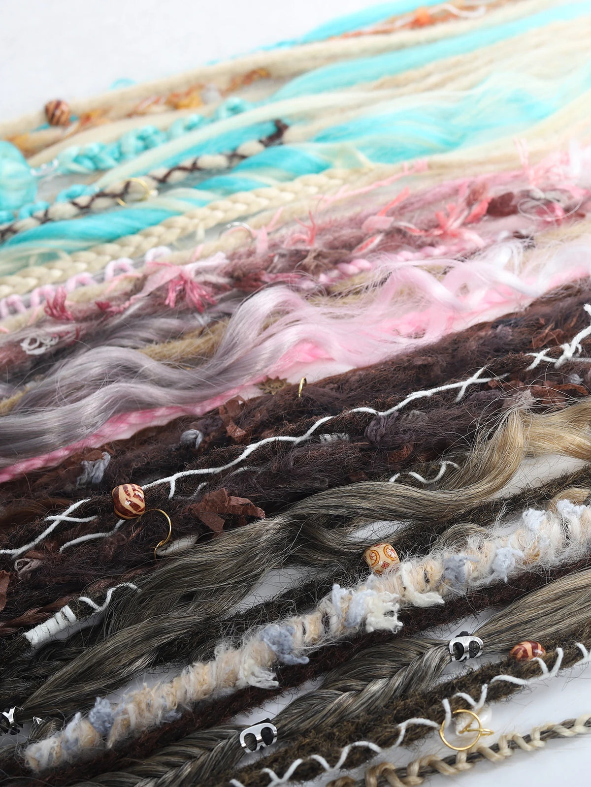 24" Boho Viking Dreadlock Ponytail Extension